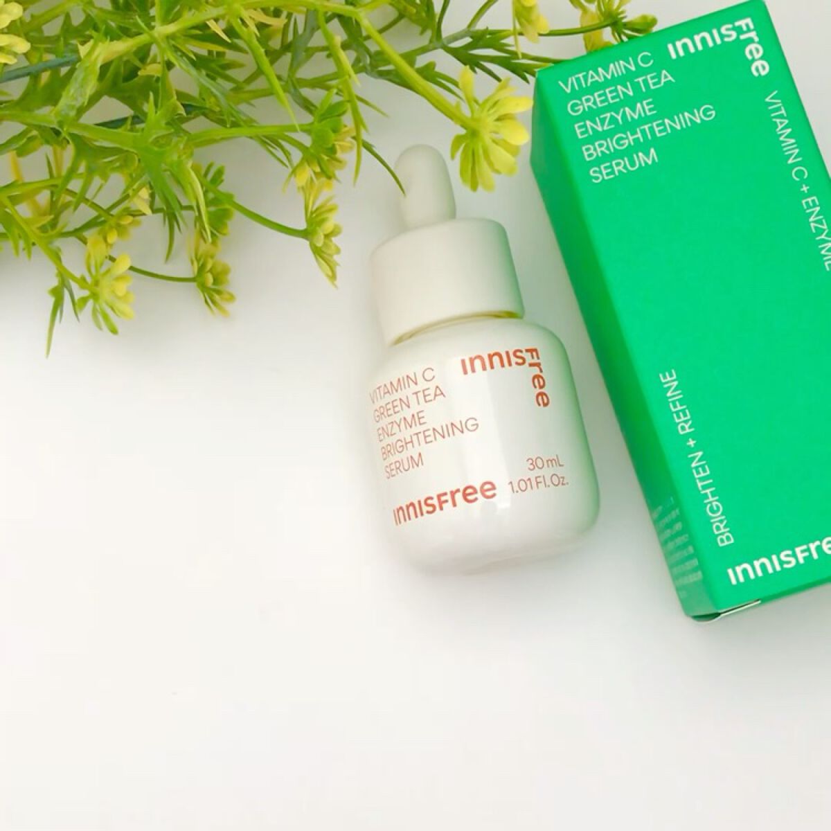 ビタC　グリーンティーエンザイム　ブライト　セラム/innisfree/美容液を使ったクチコミ（2枚目）