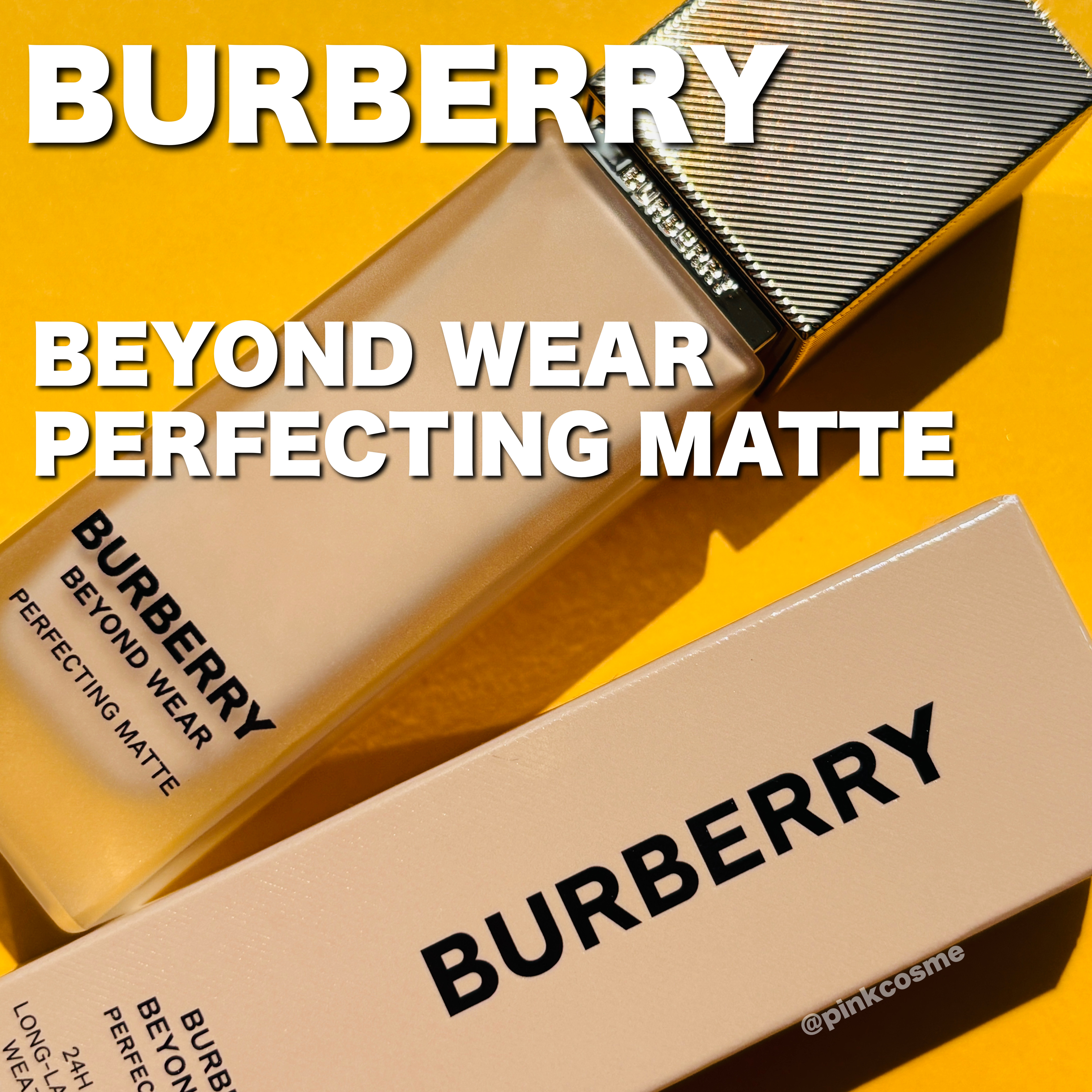 バーバリー ビヨンド ウェア パーフェクティング マット/Burberry Beauty/リキッドファンデーションの動画クチコミ4つ目