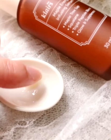 メープルエナジーインフュージングセラム/Klairs/美容液を使ったクチコミ(3枚目)