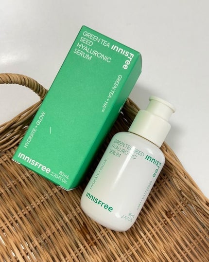 グリーンティーシード ヒアルロン セラム /innisfree/美容液を使ったクチコミ(4枚目)