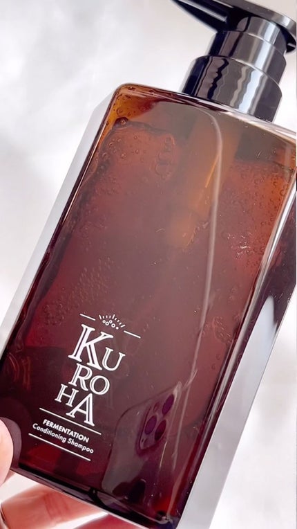 発酵黒髪シャンプー/KUROHA/サロンシャンプーを使ったクチコミ(1枚目)