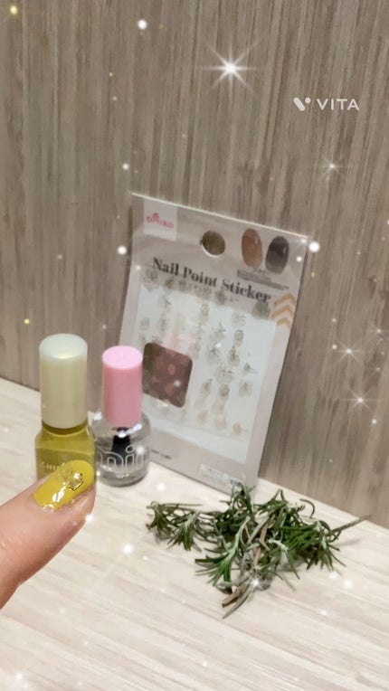 ネイルポイントステッカー/DAISO/ネイルシールの人気ショート動画