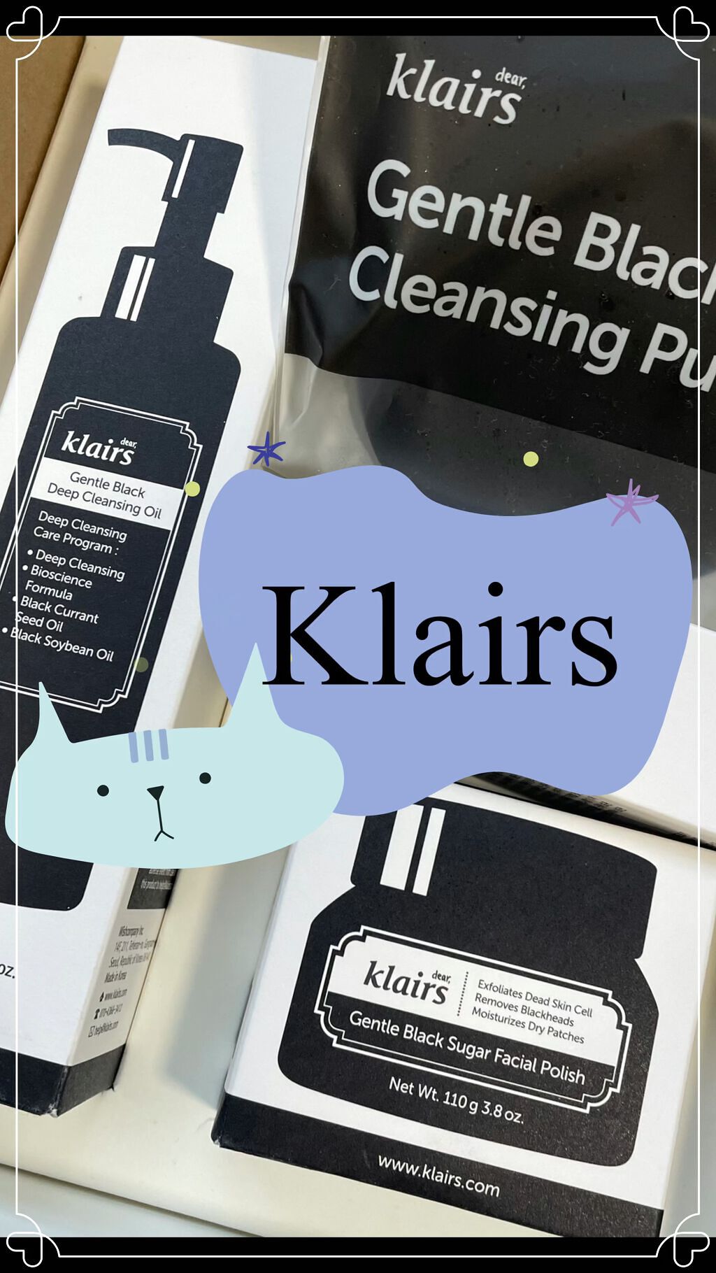 ジェントルブラックディープクレンジングオイル(150ml)/Klairs/オイルクレンジングの人気ショート動画