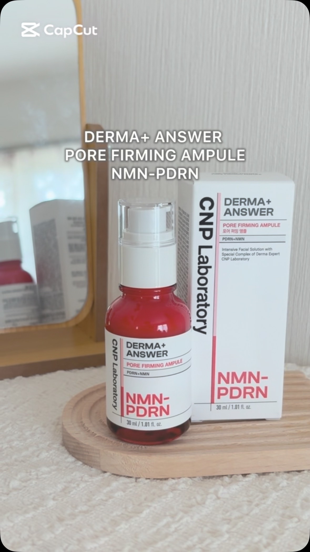 @LGbeauty_JP様より
話題の新作🫶✨
【】NMN-PDRN ダーマアンサーポアファーミングアンプルを提供頂きました🕊️

\大人のたるみ毛穴に集中アプローチ/
老化を緩和するNADの前駆体高純NMNを99%配合
弾力を高めるP