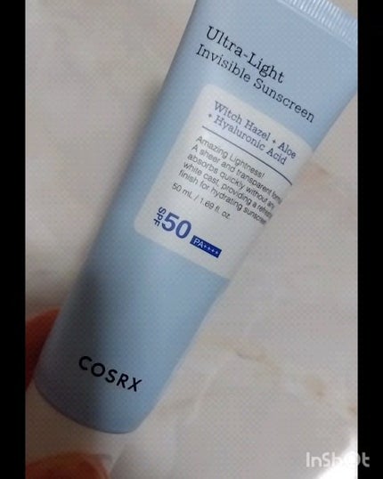 ウルトラライト透明UVクリーム/COSRX/日焼け止めクリームの人気ショート動画