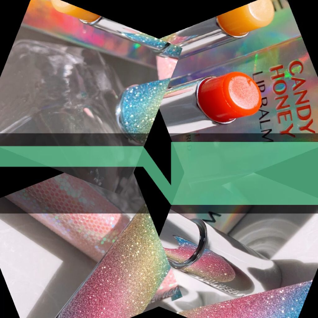 YNM  レインボーハニーリップバーム/YNM/リップバームを使ったクチコミ（2枚目）