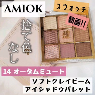 ソフトクレイビームアイシャドウパレット/AMIOK/ジェル・クリームアイシャドウの動画クチコミ1つ目