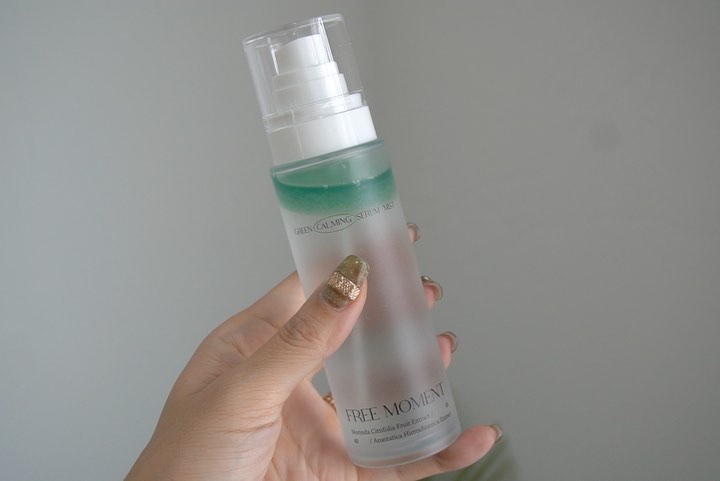 グリーンカーミングセラムミスト/Free Moment /ミスト状化粧水を使ったクチコミ（3枚目）