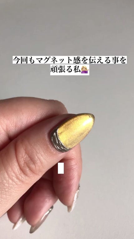 マグネットジェル/NAILTOWN/ジェルネイルを使ったクチコミ(1枚目)
