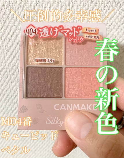 シルキースフレアイズ(マットタイプ)/キャンメイク/アイシャドウパレットの人気ショート動画