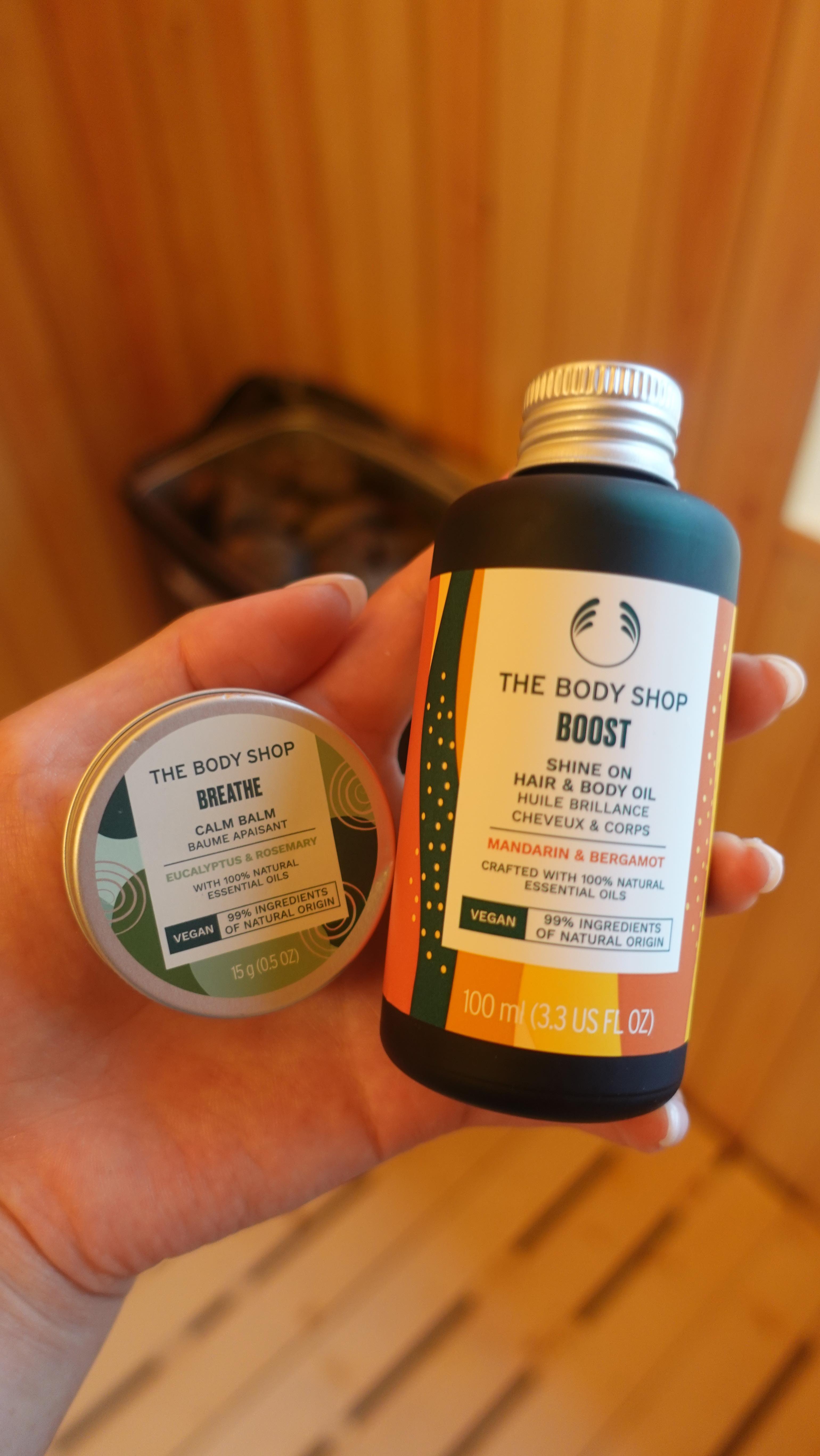 ウェルネス マッサージオイル ラベンダー＆ベチバー/THE BODY SHOP/ボディオイルを使ったクチコミ（1枚目）