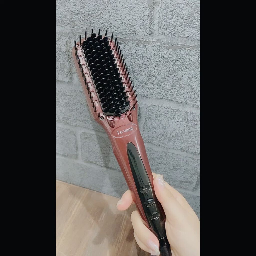 ストレートヒートブラシ/Le ment/ヒートブラシを使ったクチコミ（3枚目）