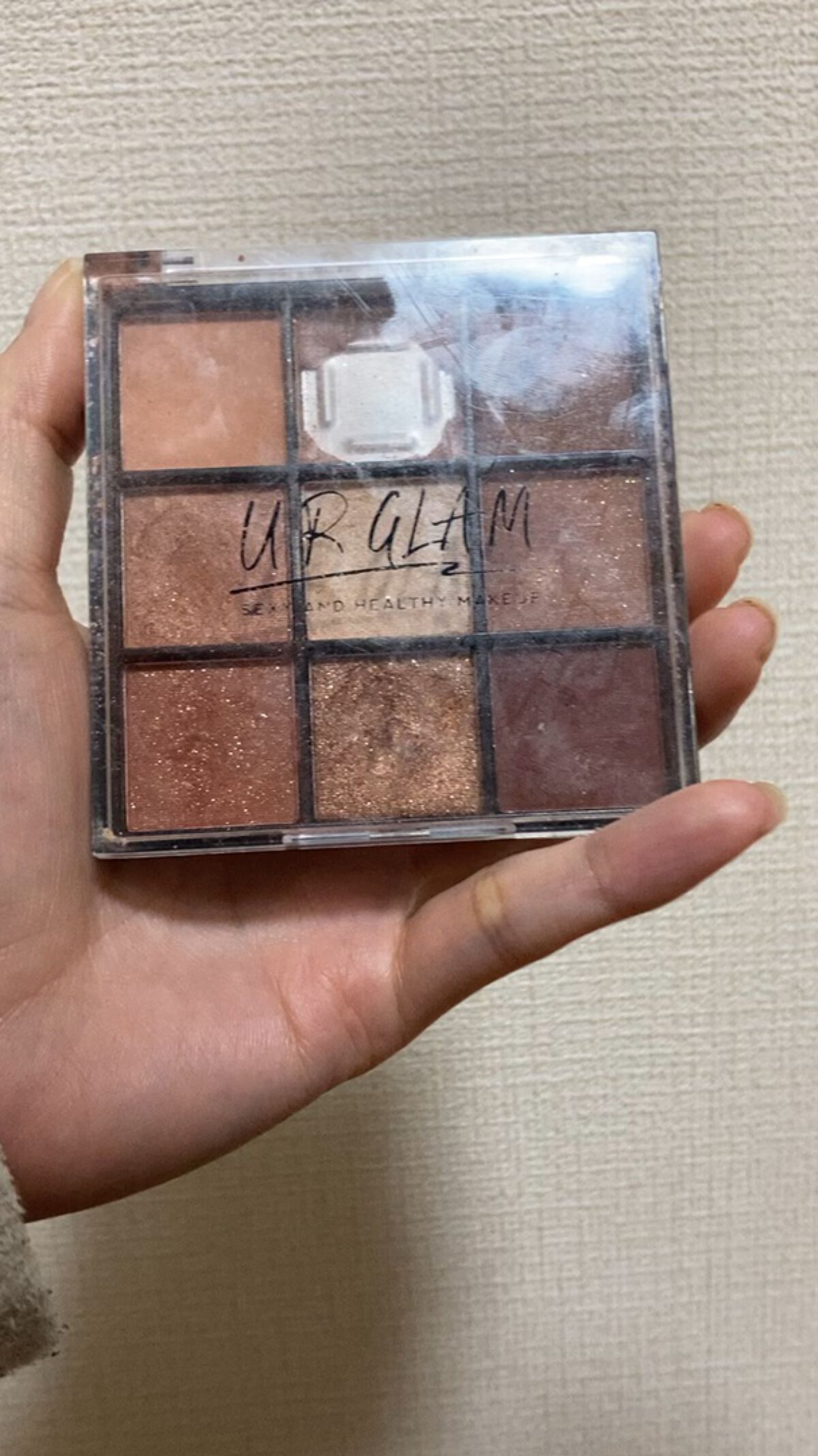 UR GLAM　BLOOMING EYE COLOR PALETTE/U R GLAM/アイシャドウパレットを使ったクチコミ（1枚目）