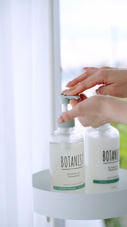 ボタニカルシャンプー/トリートメント(バウンシーボリューム) /BOTANIST/市販シャンプーを使ったクチコミ(1枚目)