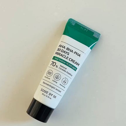 AHA·BHA·PHA 30デイズミラクルクリーム/SOME BY MI/フェイスクリームの人気ショート動画