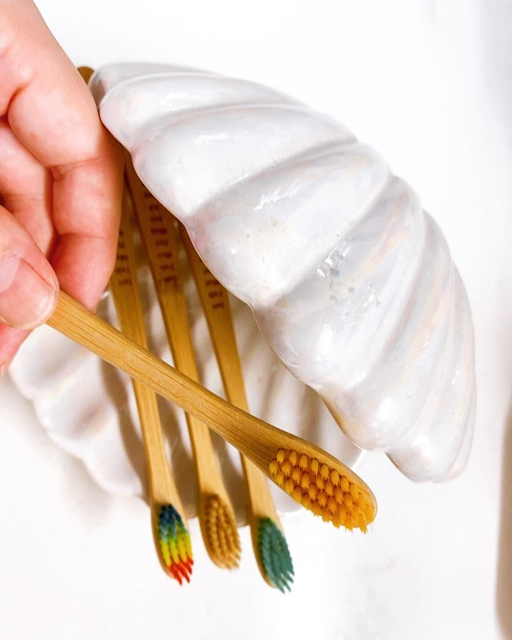 竹歯ブラシ/WannaBee/歯ブラシを使ったクチコミ（3枚目）