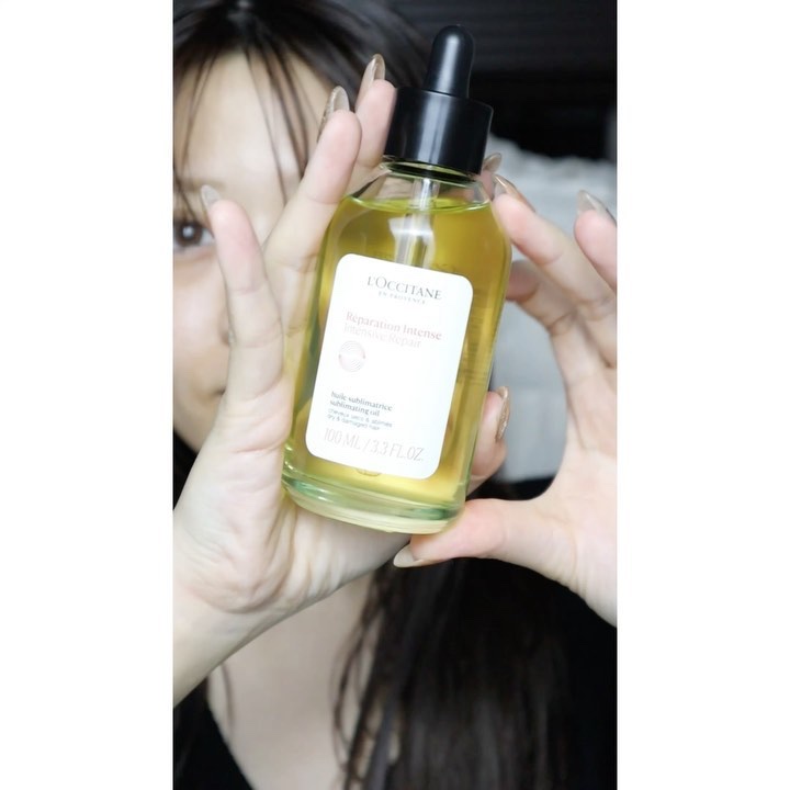 インテンシヴリペア ヘアオイル/L'OCCITANE/ヘアオイルの動画クチコミ4つ目