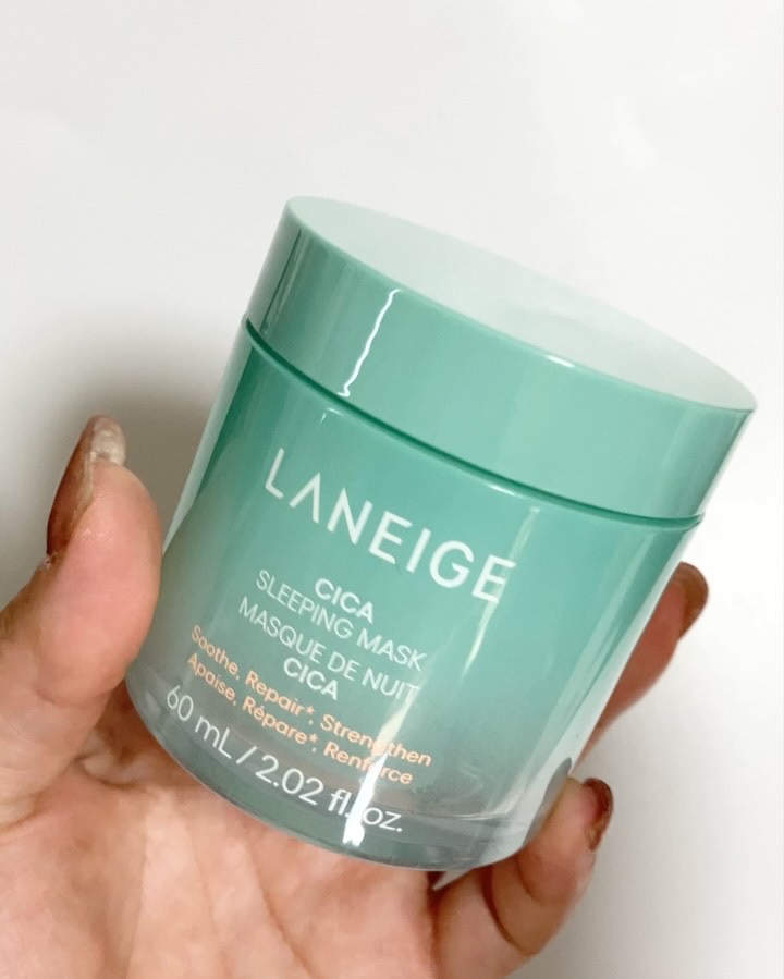 シカスリーピングマスク N/LANEIGE/フェイスクリームを使ったクチコミ（3枚目）