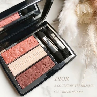 トリオ ブリック パレット＜ピュア グロウ＞/Dior/パウダーアイシャドウを使ったクチコミ（5枚目）