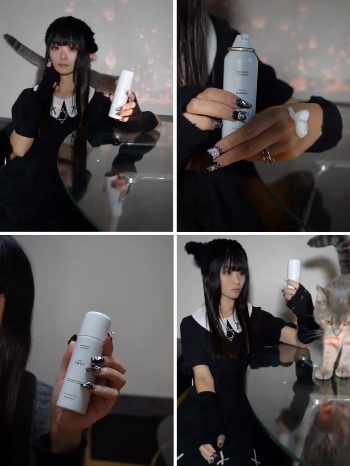 エアバブルCDSマスク/GASH/洗い流すパック・マスクを使ったクチコミ（3枚目）