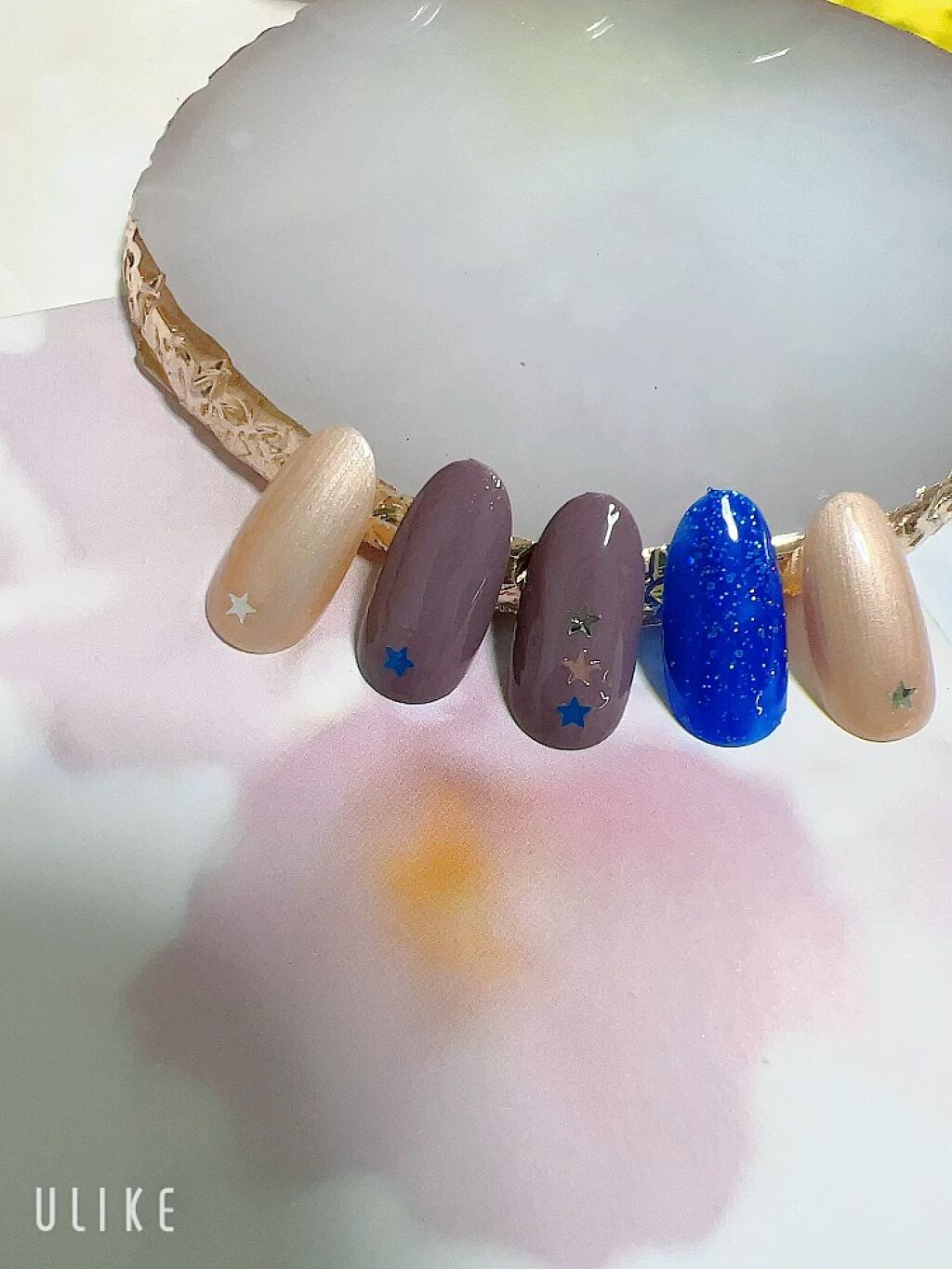 ジェルネイル（ライト対応）/セリア/ジェルネイルを使ったクチコミ（1枚目）