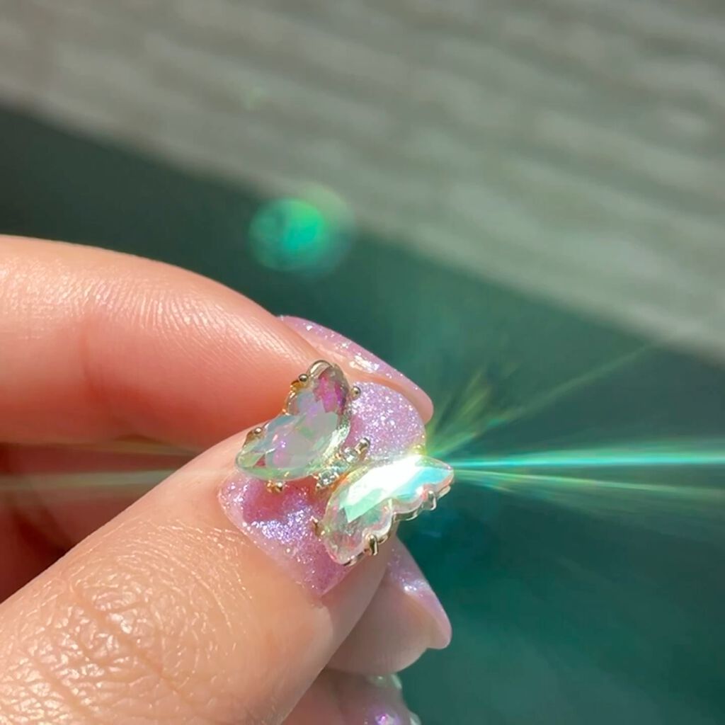 ネイルパーツ/セリア/ネイルチップ・パーツを使ったクチコミ（3枚目）