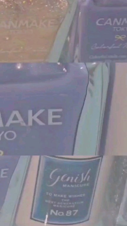 カラフルネイルズ/キャンメイク/マニキュアの人気ショート動画