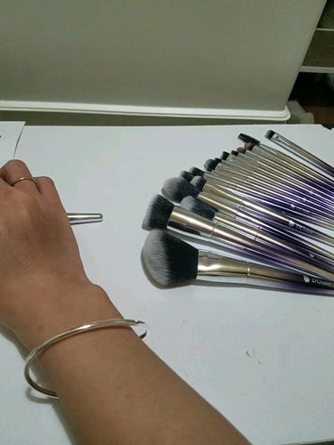 DUcare INSTRUCTIONS 17PC Makeup Brush Set/DUcare/メイクブラシを使ったクチコミ（2枚目）