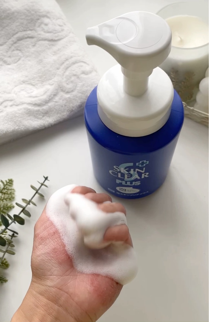 薬用泡スキンクリアプラス（泡タイプ）/関西酵素/ボディソープを使ったクチコミ（3枚目）