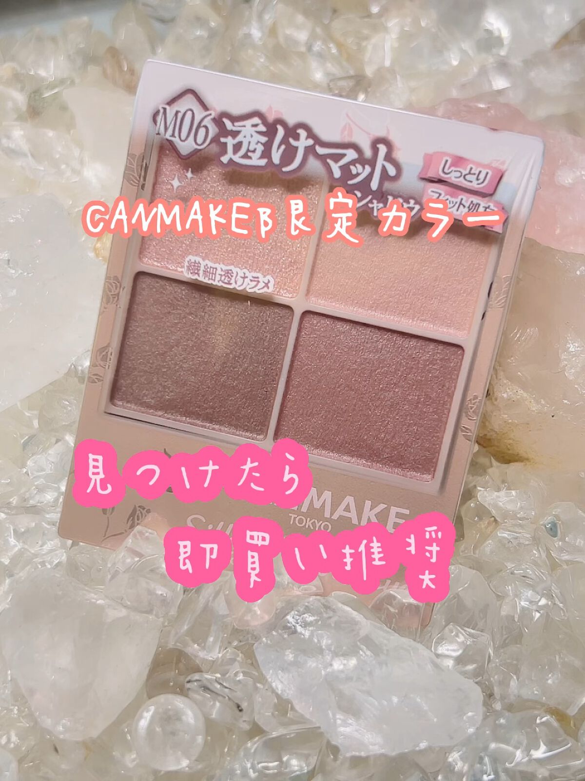 シルキースフレアイズ（マットタイプ）/キャンメイク/アイシャドウパレットを使ったクチコミ（1枚目）