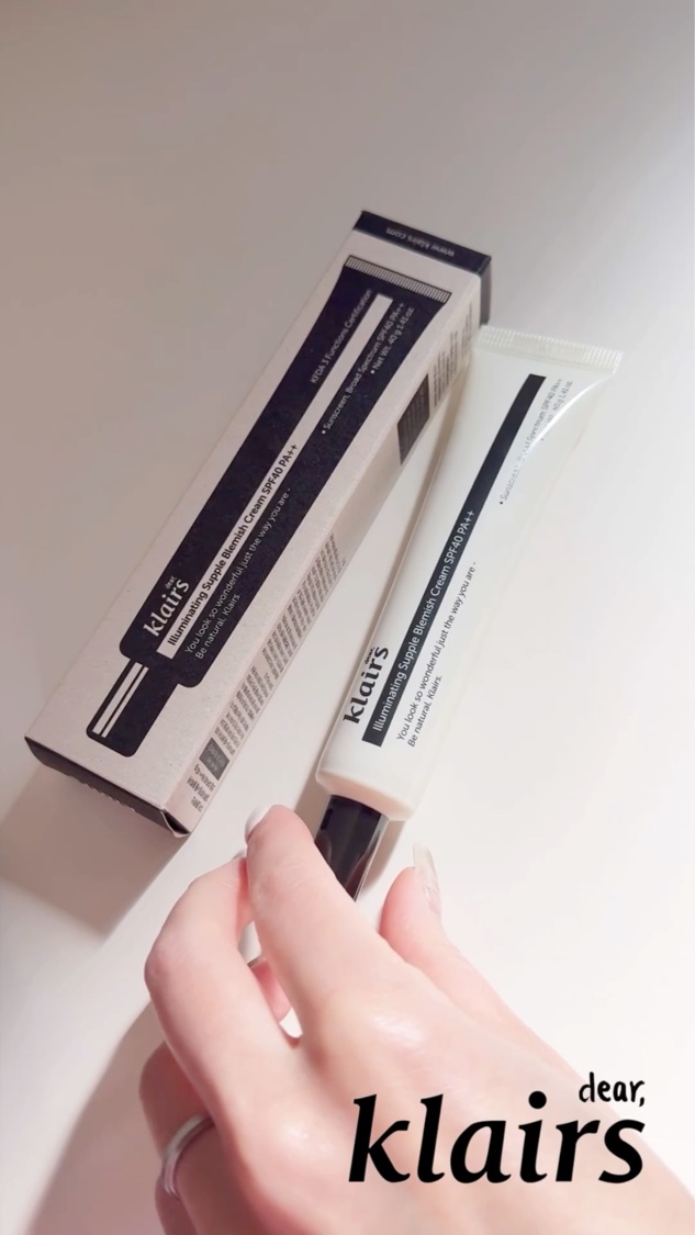 イルミネーティングサプルブレミッシュクリーム(40ml)/Klairs/化粧下地を使ったクチコミ（1枚目）