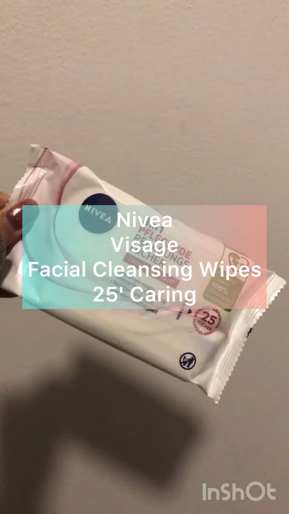 Nivea Visage Facial Cleansing Wipes 25' Caring/ニベアヴィサージュ（海外）/クレンジングシートを使ったクチコミ（1枚目）