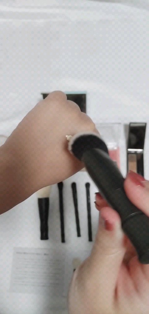 ブラックメイクブラシ8本セット-Dawnシリーズ/SIXPLUS/メイクブラシを使ったクチコミ（1枚目）