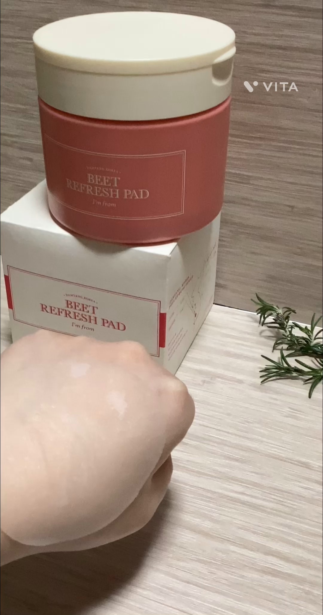 リフレッシュ トナーパッド (B)/I'm from/トナーパッドの動画クチコミ1つ目