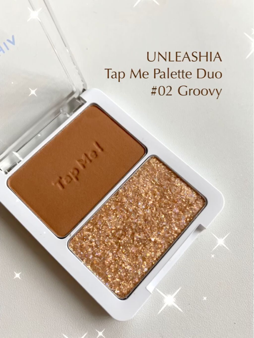 タップミー パレットデュオ No.2 グルーピィ/unleashia/アイシャドウパレットを使ったクチコミ（1枚目）