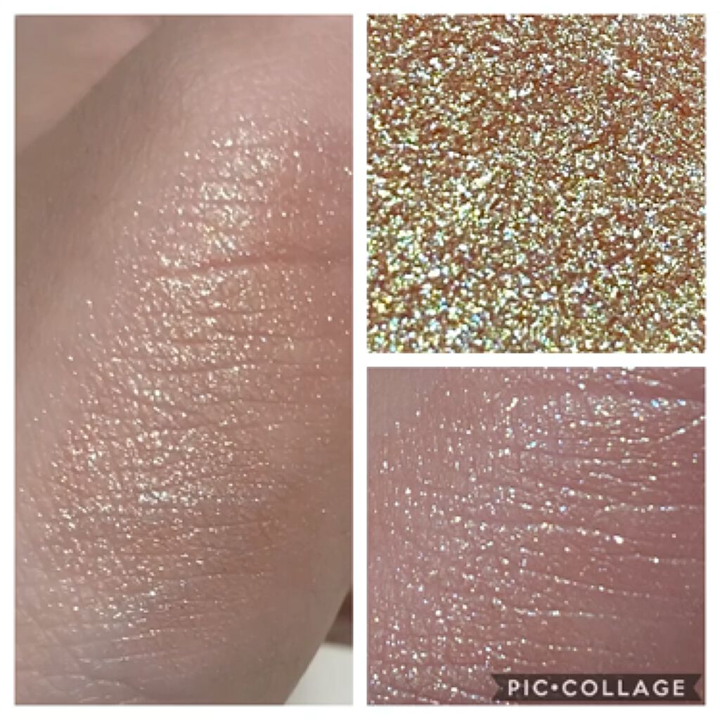 グリッター シャドウ カラー/rom&nd/グリッターを使ったクチコミ（2枚目）