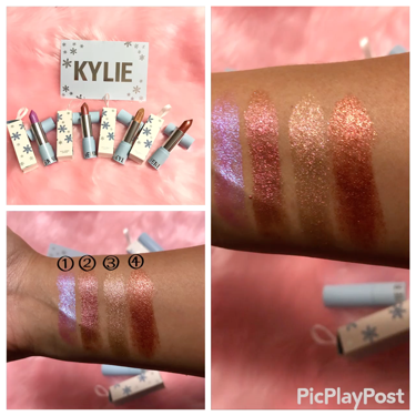 クリスマスホリデーコレクション/Kylie Cosmetics/アイシャドウパレットを使ったクチコミ（1枚目）