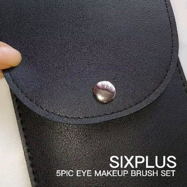 SIXPLUSアイメイクブラシ 5本セット高級動物毛 化粧ポーチ付き/SIXPLUS/メイクブラシの動画クチコミ2つ目