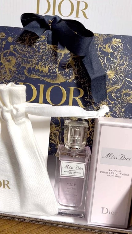 試してみた】Dior ミス ディオール ヘア ミストの効果・髪質別の 試してみた】Dior ミス ディオール ヘア ミストの効果・髪質別の