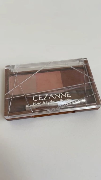 ノーズ&アイブロウパウダー/CEZANNE/パウダーアイブロウの人気ショート動画