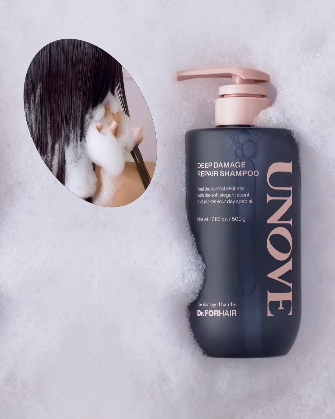 アノブ ダメージリペアシャンプー/UNOVE/市販シャンプーの動画クチコミ4つ目