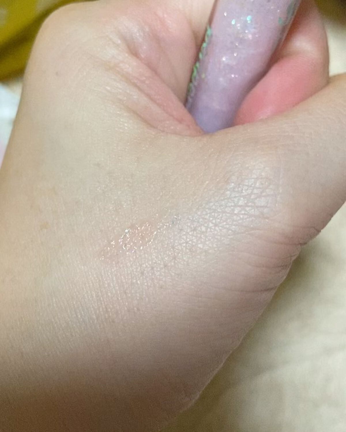 シュガー トゥインクル リキッド グリッター/PERIPERA/グリッターを使ったクチコミ（3枚目）