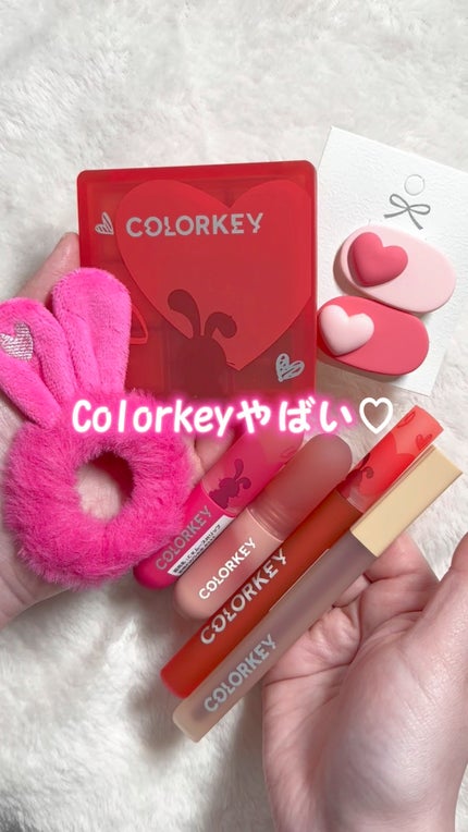 干支シリーズ卯年9色アイシャドウパレット/COLORKEY/アイシャドウパレットを使ったクチコミ(1枚目)