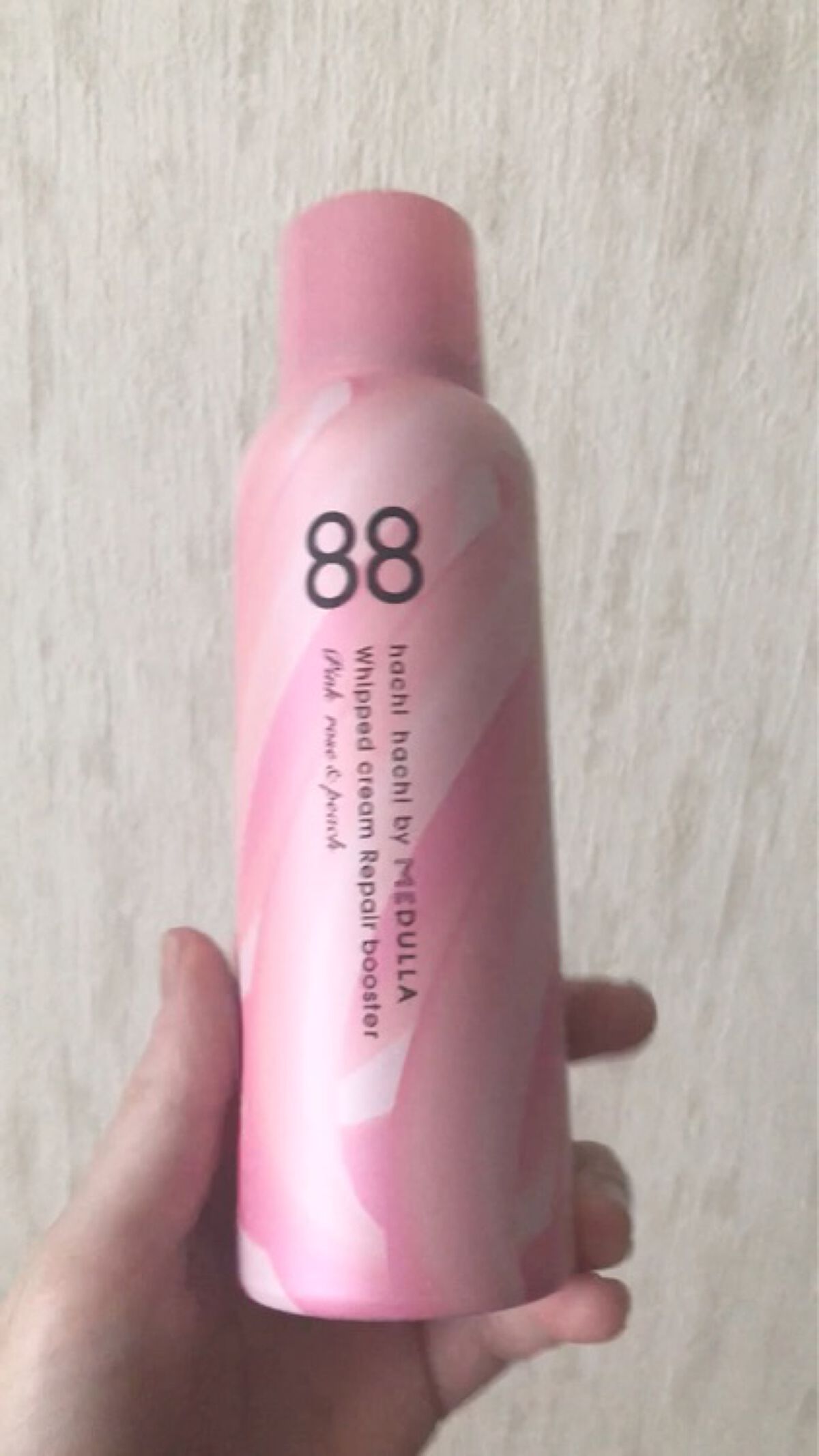 ホイップクリームリペアブースター PINK RosePeach/88 by MEDULLA/洗い流すヘアトリートメントの動画クチコミ2つ目