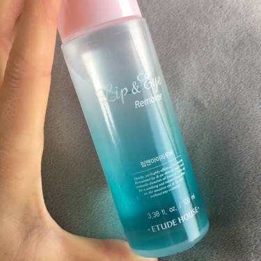 ETUDE リップ&アイメイクリムーバーのクチコミ「エチュードハウス
リップ&アイメイクリムーバー 100ml
この間、ミシャのキラキララメの.....」(3枚目)