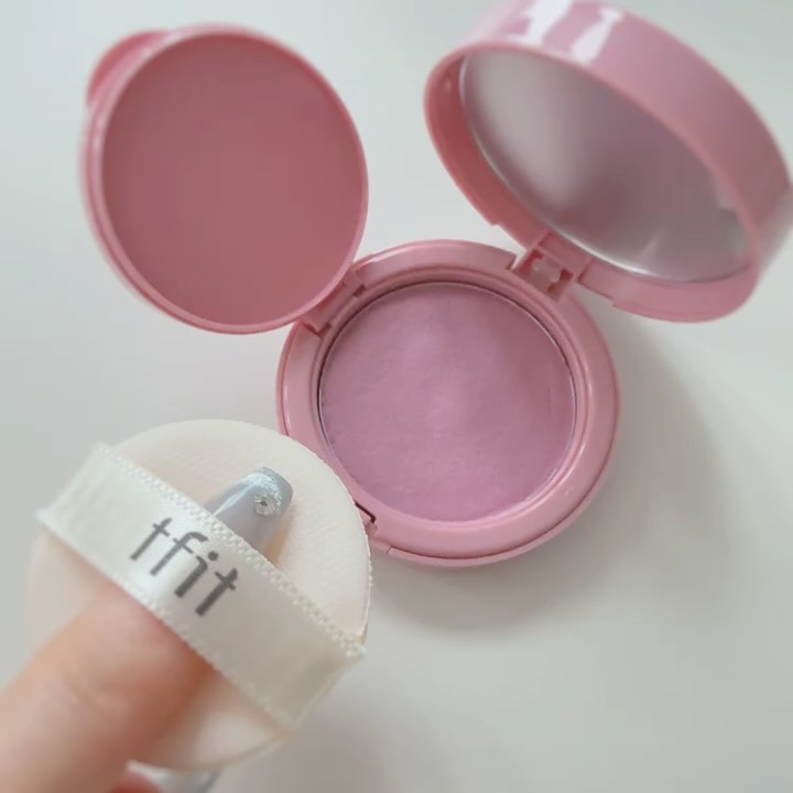 フラッフィーベルベットクッションチーク /TFIT/ジェル・クリームチークを使ったクチコミ（3枚目）