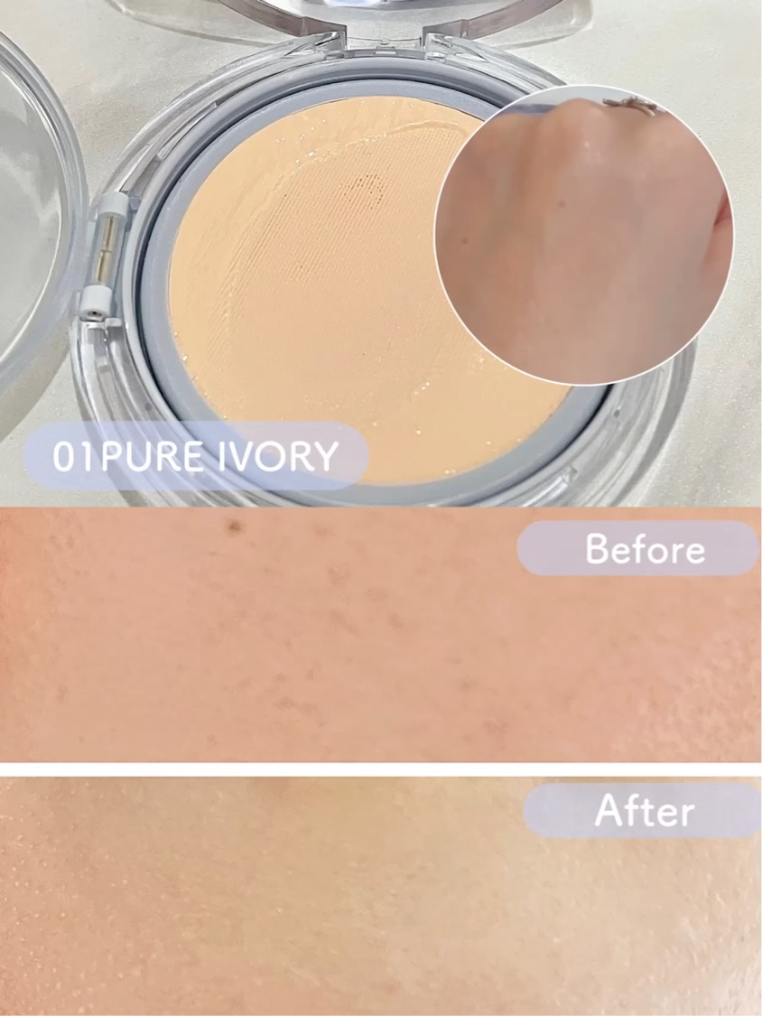 ウォーター光彩クッション /MERYTHOD/クッションファンデーションの動画クチコミ4つ目