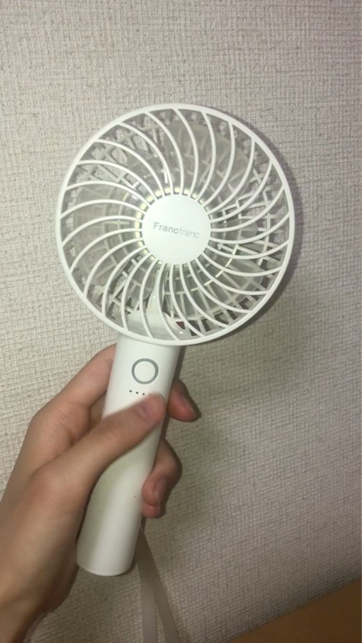 フレ 2WAY ハンディファン/フランフラン/その他の動画クチコミ4つ目