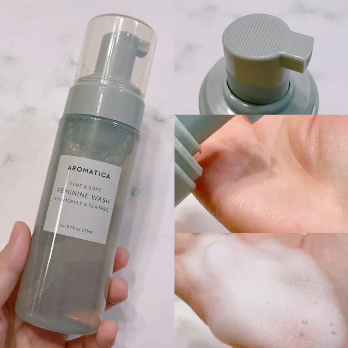 ピュア＆ソフトフェミニンウォッシュ /AROMATICA/デリケートゾーンケアを使ったクチコミ（3枚目）