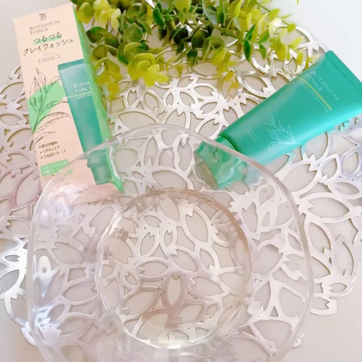 つるつるクレイウォッシュ/ボタニカルフォース/洗顔フォームを使ったクチコミ（2枚目）
